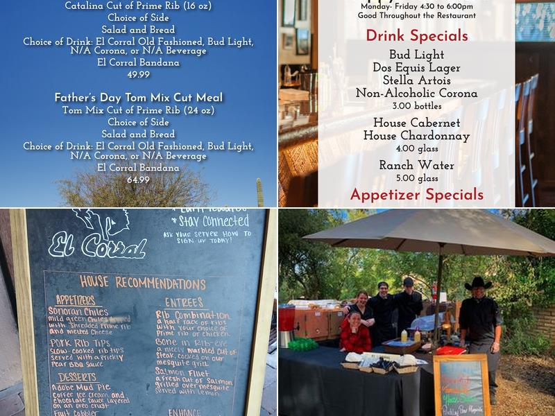 El Corral Menu