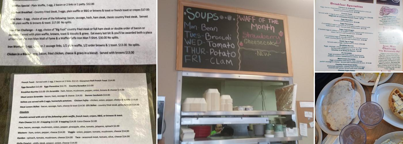 Waffles Caffe Menu