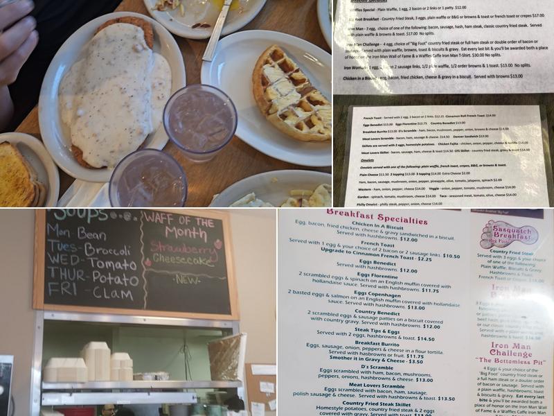 Waffles Caffe Menu