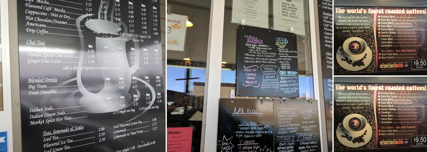 Lincoln Ave Espresso Bar Menu