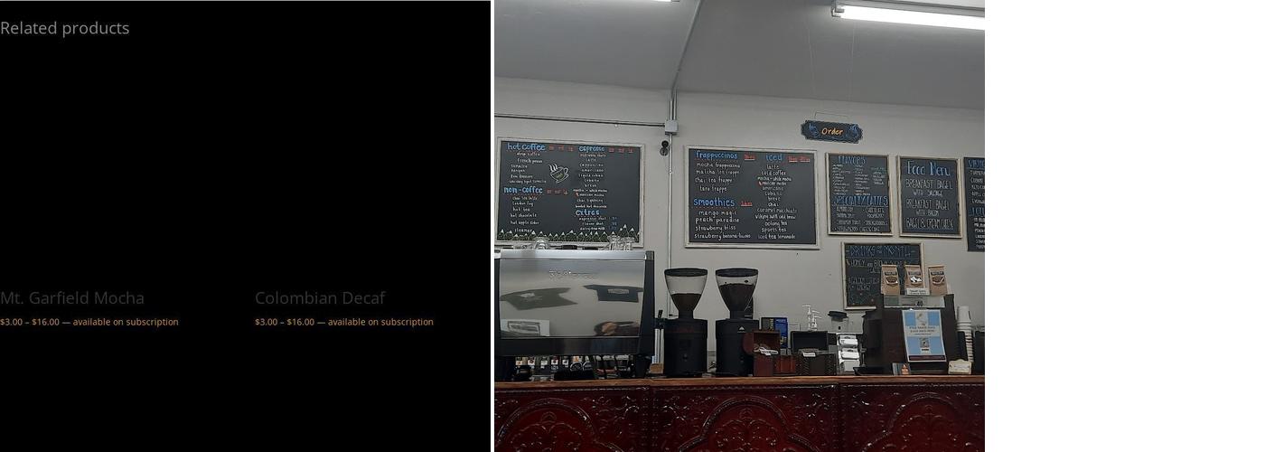 Mountain Air Roasters Coffee! Menu