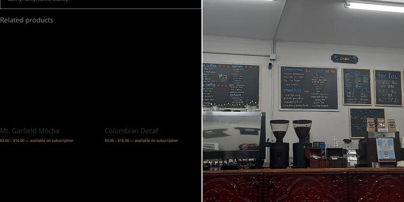 Mountain Air Roasters Coffee! Menu