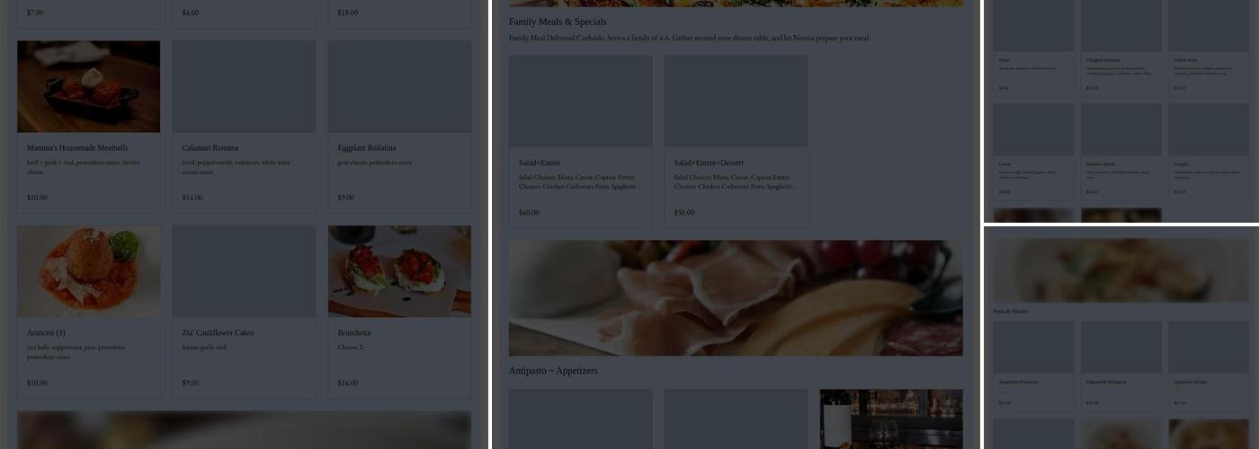 Bottega Michelangelo Menu