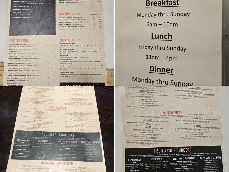 Burger Theory Phoenix Menu