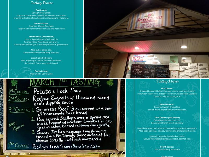 Sweet Briar Cafe and Ice Cream Menu