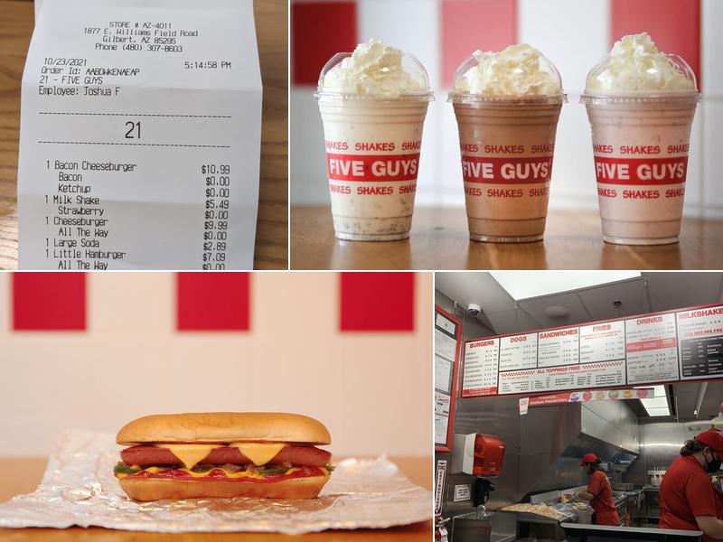Five Guys Menu