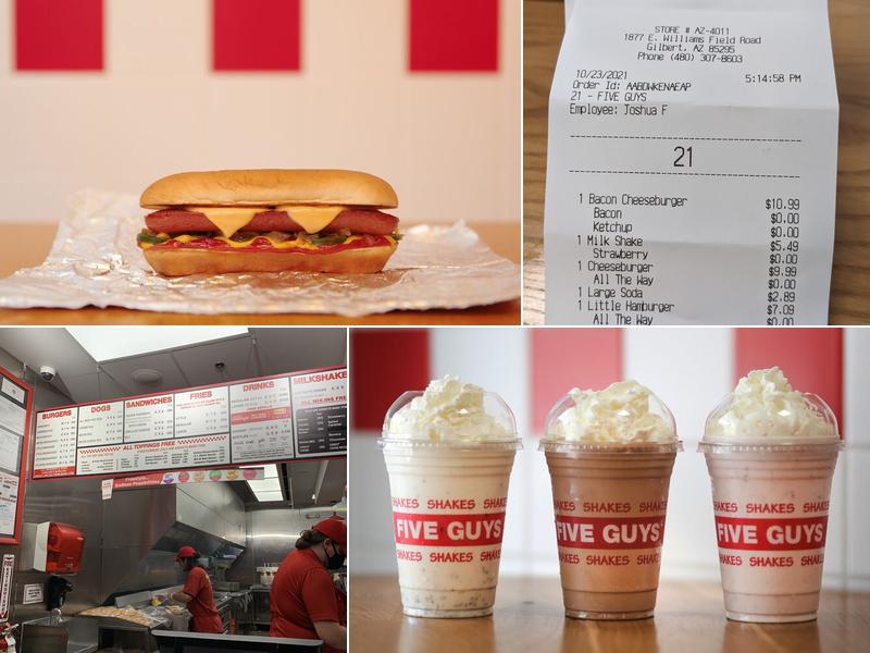 Five Guys Menu