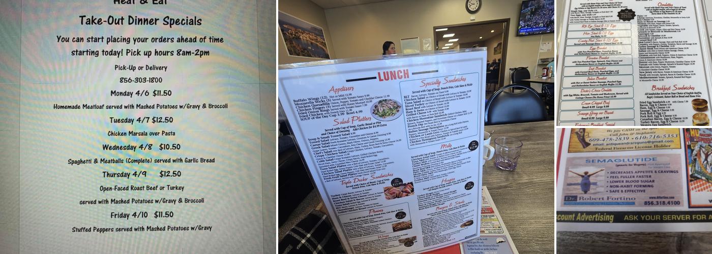 Breakfast Nook Cafe Menu