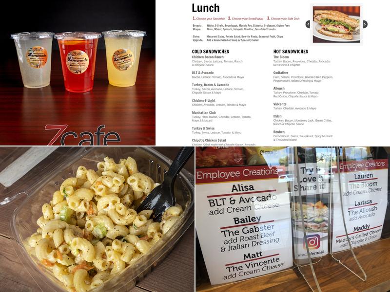 Z-Cafe Menu