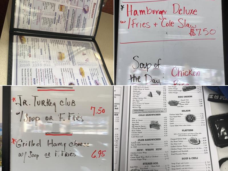 Terminal Restaurant Menu