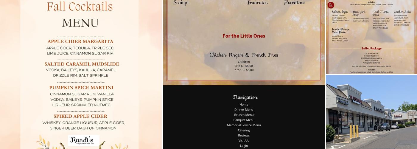 Randi's Restaurant and Bar Menu