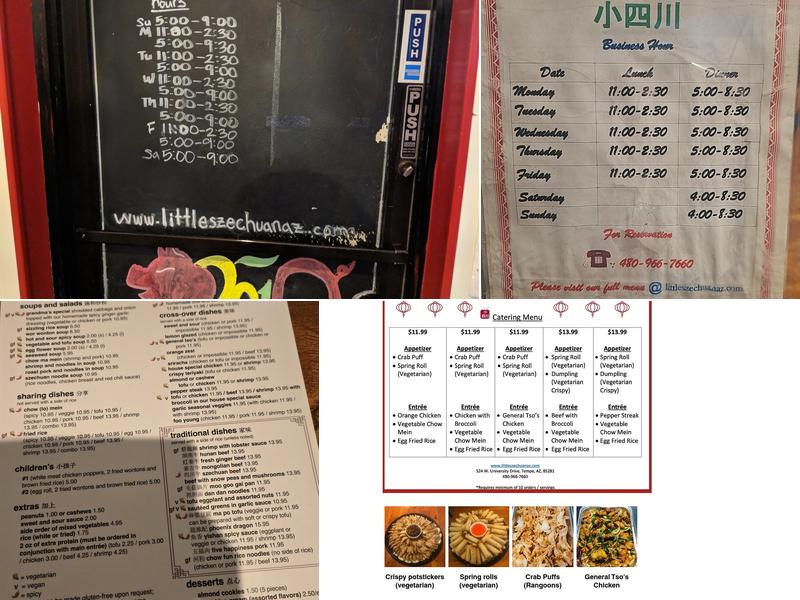Little Szechuan Menu