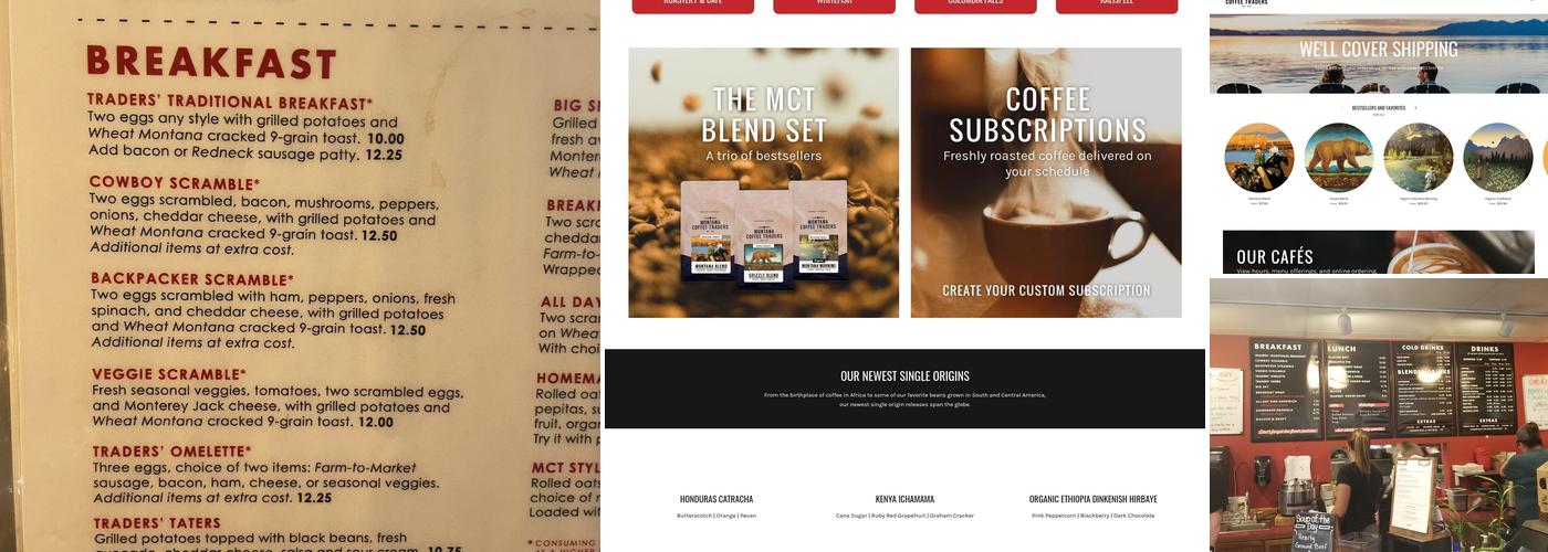 Montana Coffee Traders Menu