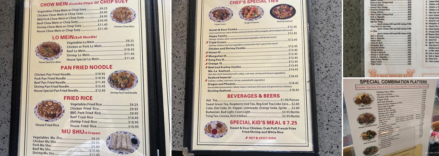 Big Wa Chinese Restaurant Menu