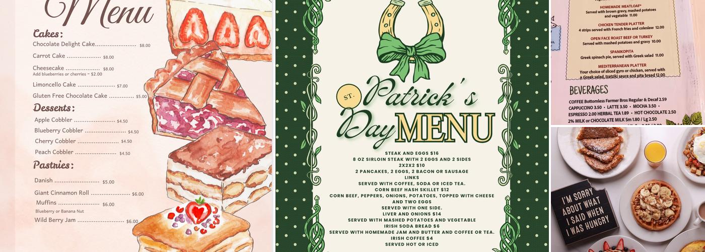 Wild Berry Diner Menu