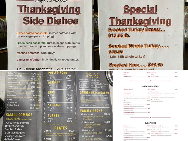 Broken Bones BBQ Menu