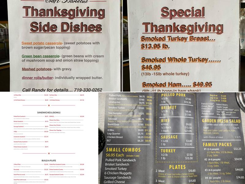 Broken Bones BBQ Menu