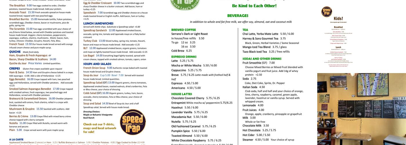 Speedtrap Menu
