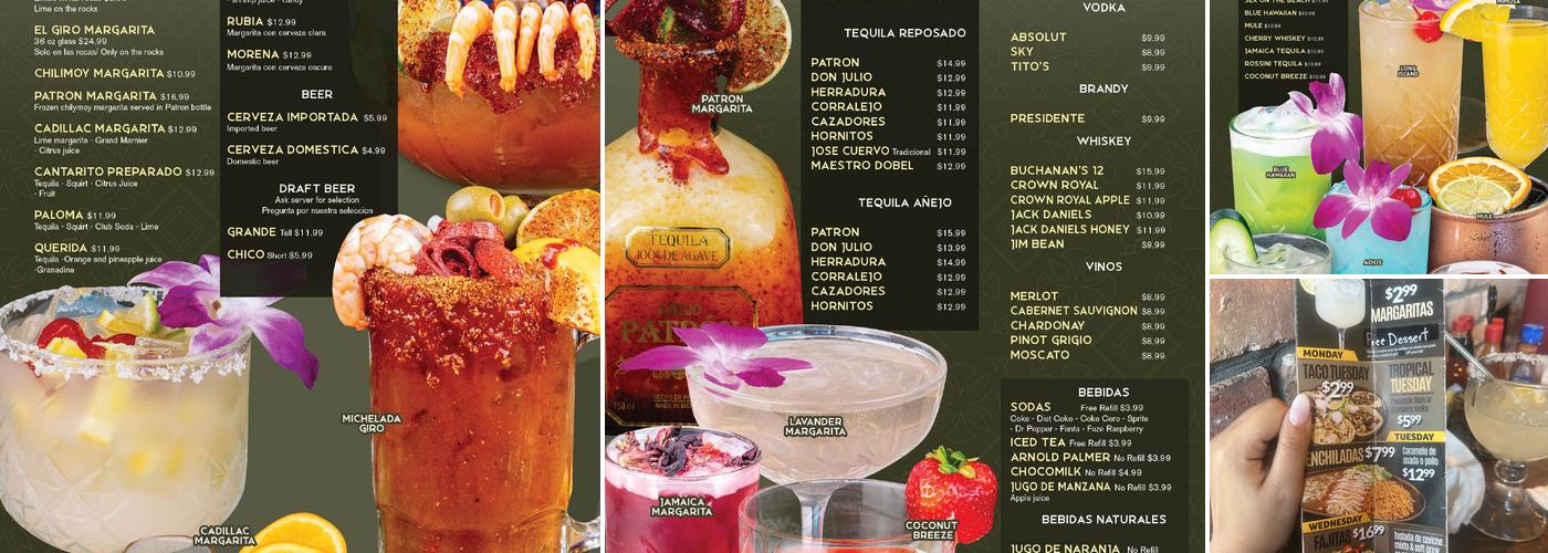 Taco Giro Mexican Grill Menu