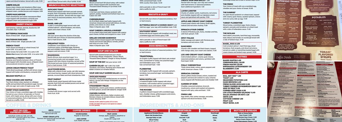 eggtc. Menu
