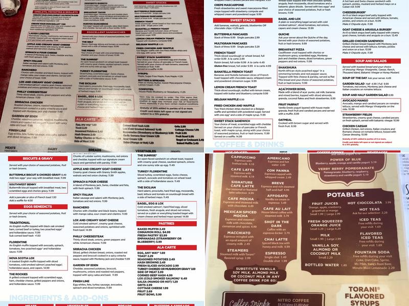eggtc. Menu