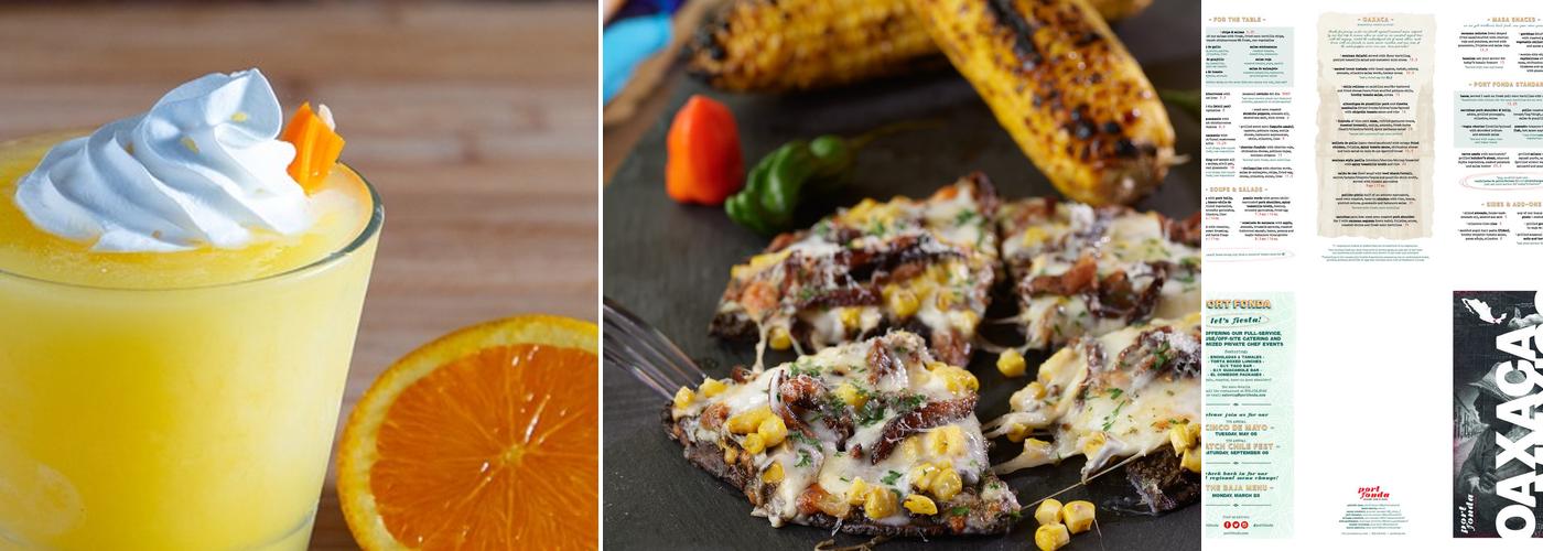 Port Fonda Menu