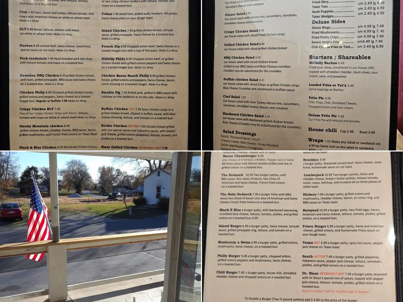 Double E Burger Menu