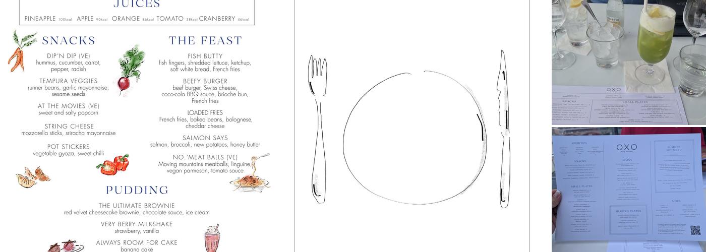 OXO Tower Restaurant, Bar and Brasserie Menu