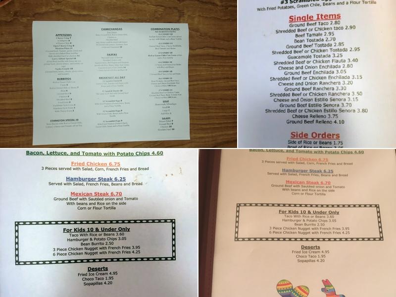 Ochoa's Menu