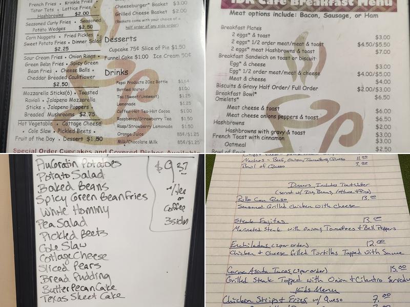 IDK Cafe Menu