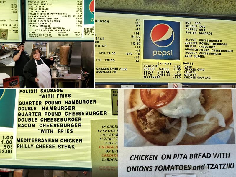 Greek Corner Gyros Menu