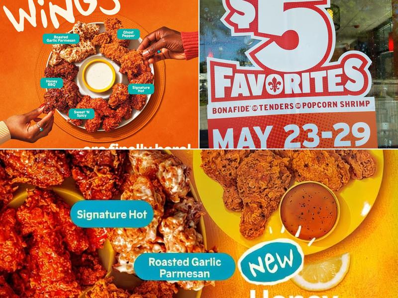 Popeyes Louisiana Kitchen Menu