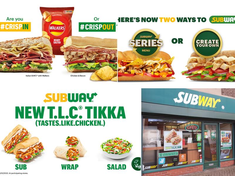 Subway Menu