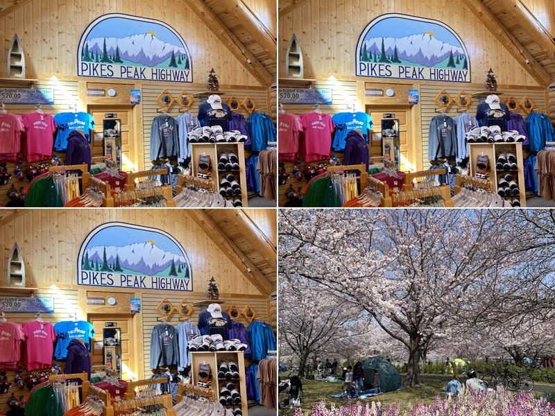 Pikes peak road rest stop