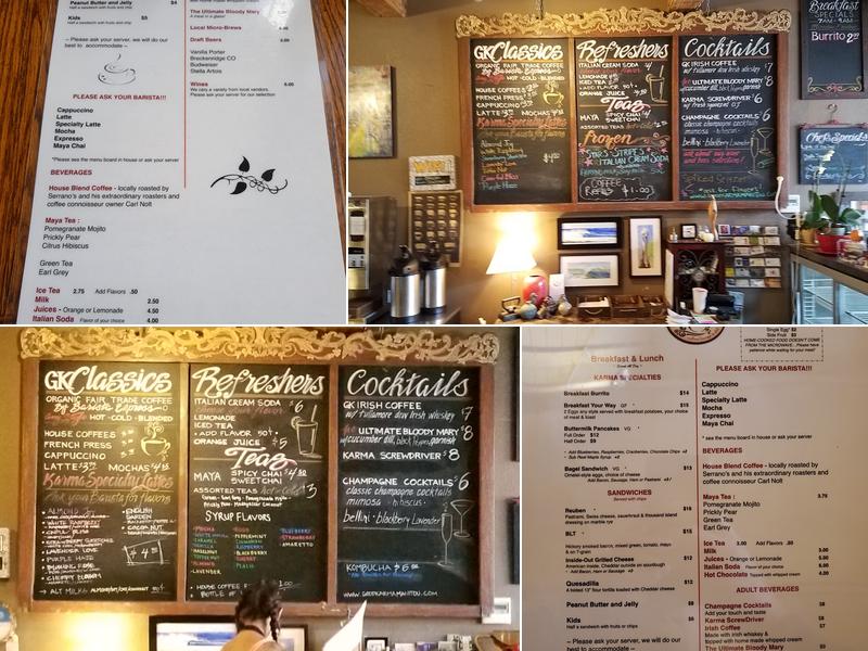 Good Karma Cafe Menu