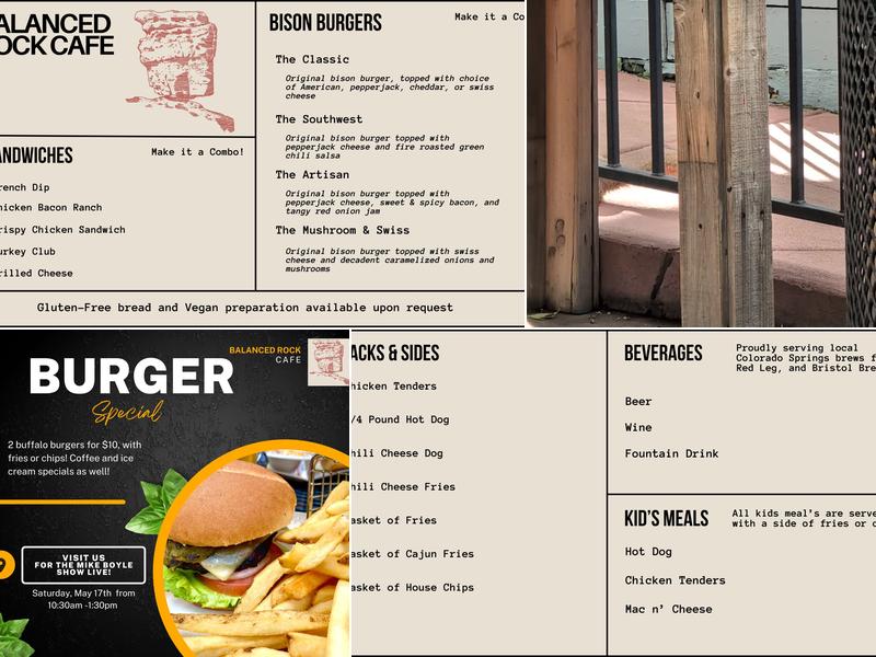 Garden of the Gods Trading Post Menu