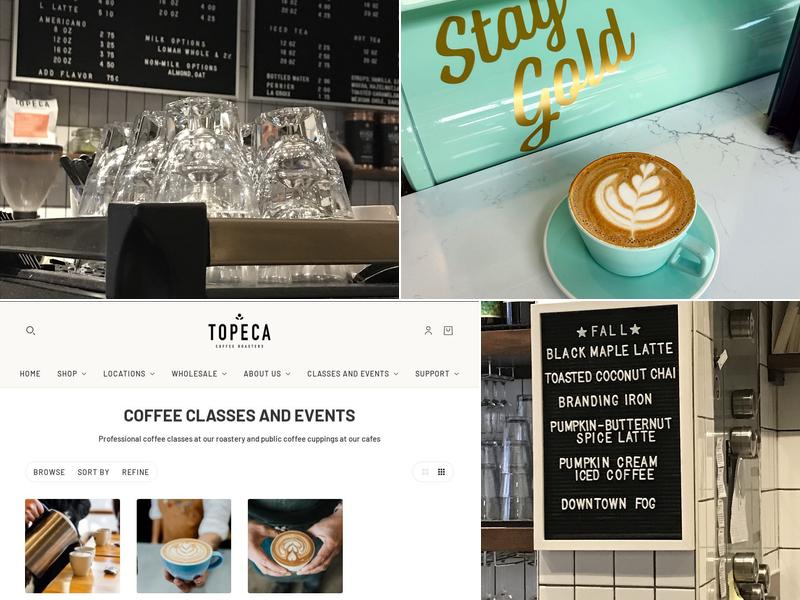 Topeca Coffee Menu
