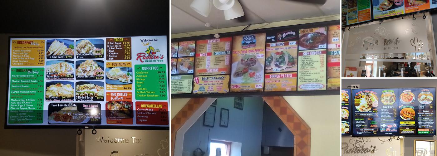 Ramiro's Mexican Food Menu