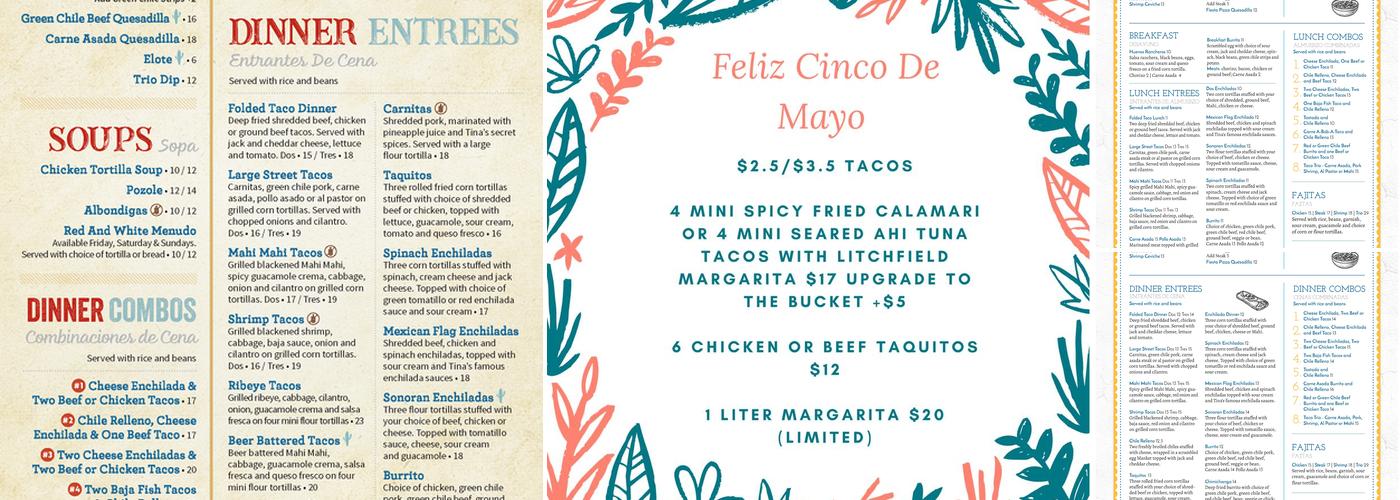 Old Pueblo Cafe Menu