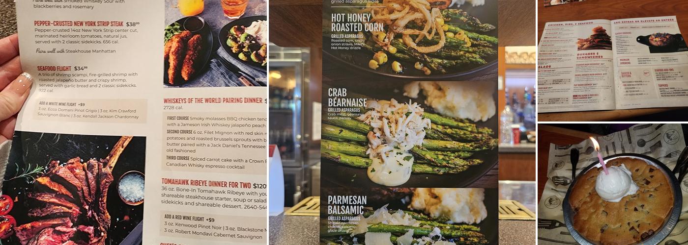 Black Angus Steakhouse Menu