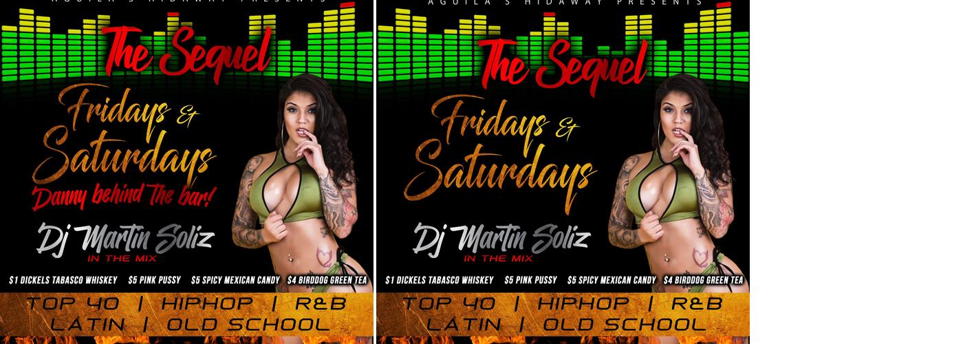 Aguilas Hidaway saloon Menu