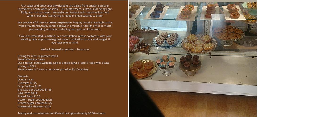 Sugar Whipped Bakery Menu