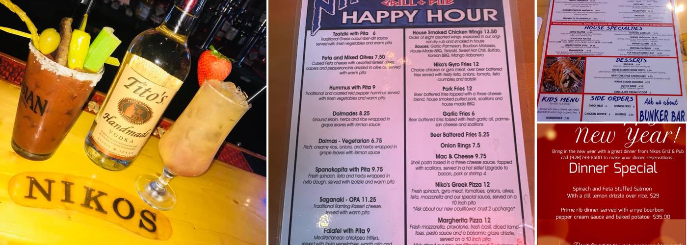 Niko's Grill & Pub Menu