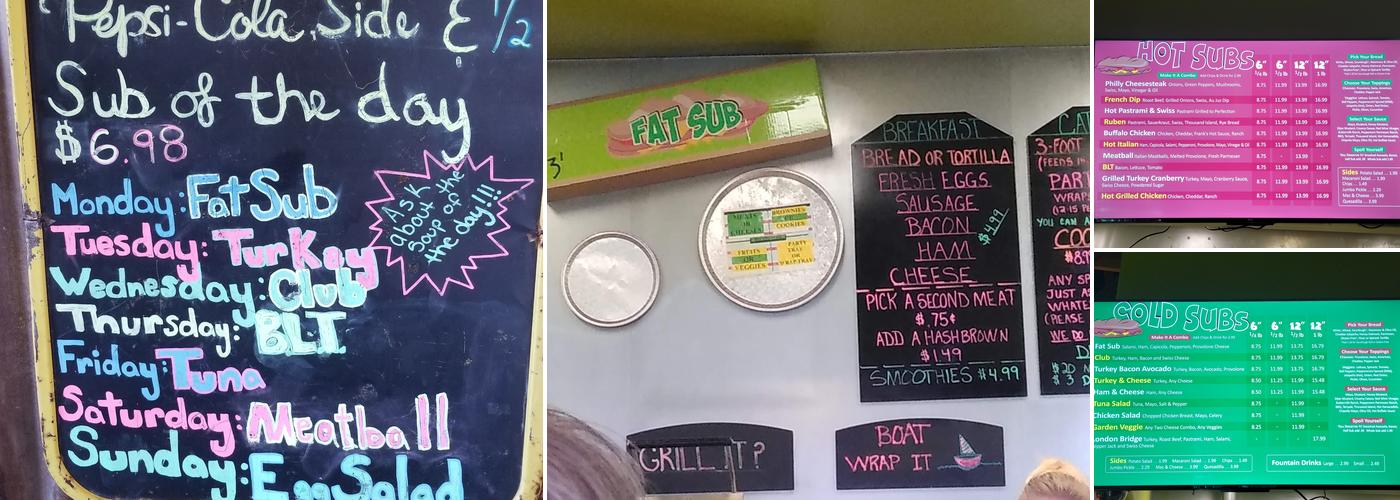 Fat Sub Menu