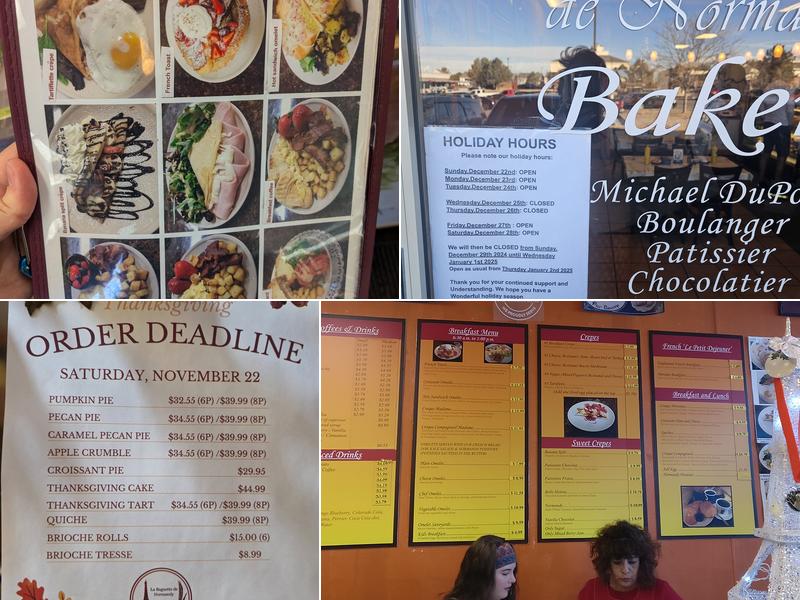 La Baguette De Normandy Menu