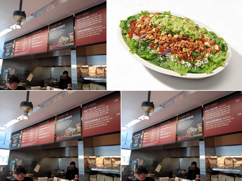Chipotle Mexican Grill Menu