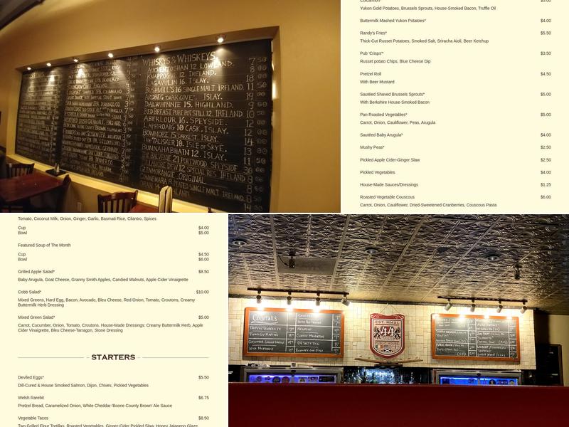 44 Stone Public House Menu