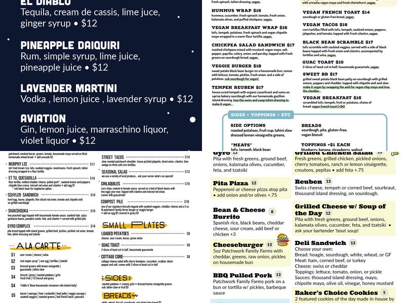Cafe Berlin Menu