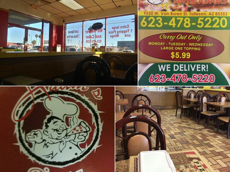 Adam's Pizza 9550 W Van Buren St Suite21, Tolleson