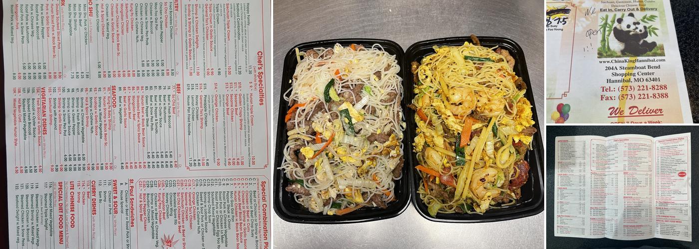 China King Menu